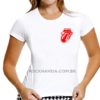 Camiseta Feminina Baby Look Rolling Stones Símbolo - Image 2