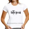 Camiseta feminina baby look Shatter Messiah - Image 2