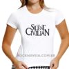 Camiseta feminina baby look Silent Civilian - Image 2