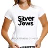 Camiseta feminina baby look silver jews - Image 2