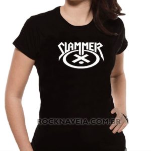 Camiseta feminina baby look Slammer
