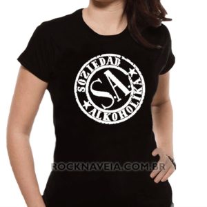 Camiseta feminina baby look Soziedad Alkoholika