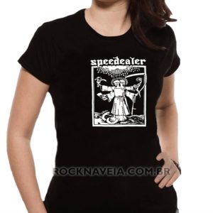 Camiseta feminina baby look speedealer