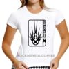 Camiseta feminina baby look static-x - Imagem 2