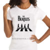 Camiseta feminina baby look The Beatles Abbey Road - Image 2