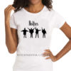 Camiseta feminina baby look The Beatles Help - Image 2