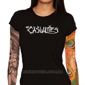 Camiseta feminina baby look The Casualties