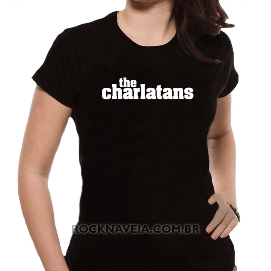 Camiseta Feminina Baby Look The Charlatans