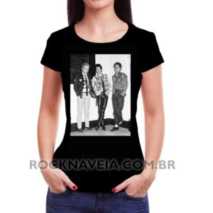 Camiseta Feminina Baby Look The Clash Foto