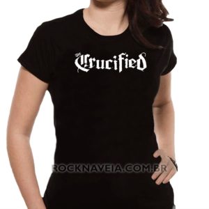 Camiseta feminina baby look The Crucified