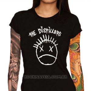 Camiseta feminina baby look The Distillers
