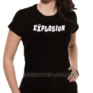 Camiseta feminina baby look The explosion