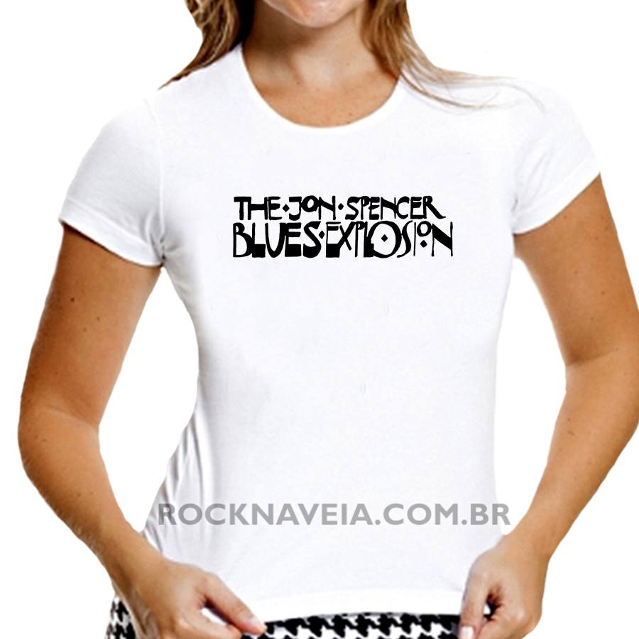 Camiseta feminina baby look jon spencer blues explosion - Imagem 2