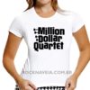 Camiseta feminina baby look The Million Dollar Quartet - Image 2