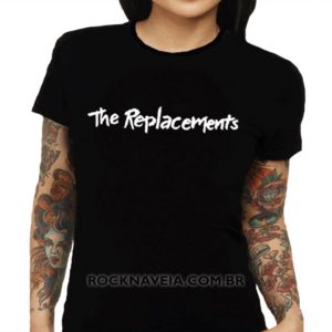 Camiseta feminina baby look The Replacements