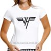 Camiseta feminina baby look Van Halen - Image 2