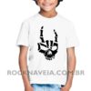 Camiseta Infantil Caveira Metal - Image 2