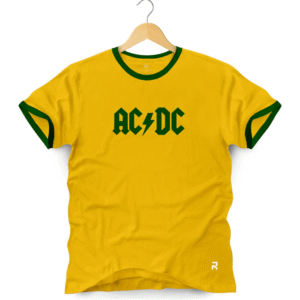 Camiseta Masculina AC/DC Brasil Copa do mundo 2026