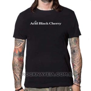 Camiseta Masculina Acid Black Cherry