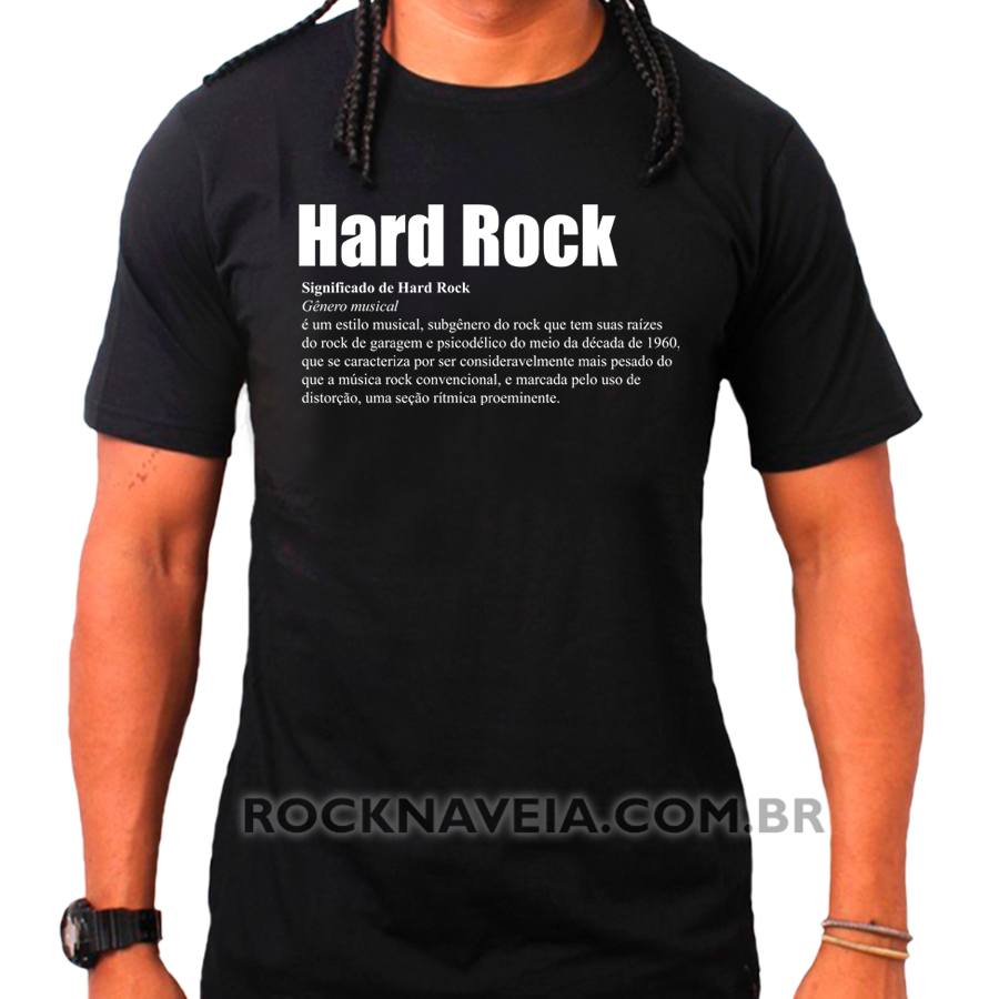 Camiseta Masculina Hard Rock Dicionário