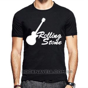 Camiseta masculina The Rolling Stones (versão 4)